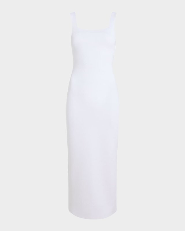 Dixi Square-Neck Sleeveless Knit Maxi Dress